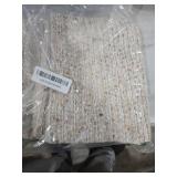 DEZENE Striped Throw Pillow Covers 18x18 Set of 2 Beige Textured Boucle Chic Morden Boho Accent Farmhouse Square Decorative Couch Pillow Covers for Home Decor Bed Sofa Living Room