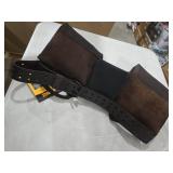 DEWALT Leather Tool Belt, Durable, 11 Pocket Professional Belt (DWST550112)