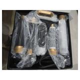 Hair Dryer Brush 5 in 1, Negative Ion Blow Dryer Brush Set - 110,000 RPM High- Speed Hot Air Brush Air Styler Curling Wrap Air Curler, Curling Iron Hair Styling Tool for Straight Curl Drying Smoothing