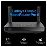 Linksys Mesh WiFi 6 Router | Connect 35+ Devices | Up to 2,700 Sq Ft | Speeds of up to 5.4 Gbps | LN3121-AMZ | 2024 Release