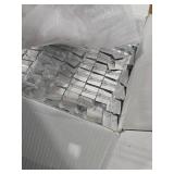 COKAOBE Silver Shimmer Wall Backdrop, 24PCS Square Sequin Shimmer Backdrop Panel, Photo Backdrops for Birthday, Anniversary, Wedding, Graduation & Bachelorette Party Decoration