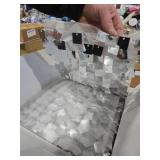 COKAOBE Silver Shimmer Wall Backdrop, 24PCS Square Sequin Shimmer Backdrop Panel, Photo Backdrops for Birthday, Anniversary, Wedding, Graduation & Bachelorette Party Decoration