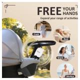 CPOTAM Hands-Free Stroller Device with 5 Vibration Levels, Universal Stroller Accessories, Rechargeable Portable Vibration for Cribs & Strollers, Water-Resistant Baby Soother