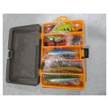 PLUSINNO Fishing Lures, 137Pcs Tackle Box with Tackle Included, Crankbaits, Spoon, Hooks, Weights & Other Accessories, Fishing Bait Lure Gear Kit Gift for Men Bass Freshwater