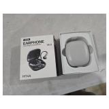 Open Ear Buds Wireless Earbuds Bluetooth Headphones with 60H Playtime LED Display Case, Over the Earbuds with Mic, Stereo Sound, Easy Button Controls, Sports Earphones for Running Workout Gym Grey