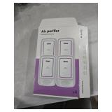 Cat Litter Deodorizer Plug in (4 Pack) - Ozone-Free Negative Ion Air Purifier for Litter Box, Compact Odor Eliminator for Strong Pet Odors, Quiet Air Freshener for Home, Bedroom, Kitchen