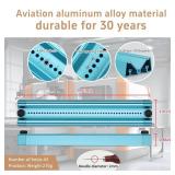 Bookbinding Hole Punching Kit, Complete Set with Awl, Cradle, Aluminum Alloy, Self-Locking Design for DIY Crafts, Notebooks, Journals, Planners (Bidirectional Limit)