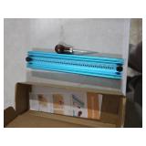 Bookbinding Hole Punching Kit, Complete Set with Awl, Cradle, Aluminum Alloy, Self-Locking Design for DIY Crafts, Notebooks, Journals, Planners (Bidirectional Limit)