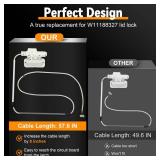 W11188327 for whirlpool Cabrio Washer Lid Lock Replacement 15-Year Warranty Fit for whirlpool Cabrio kenmore Series 600 700 maytag Bravos XL Replace AP6286628 PS12348765 W10727693