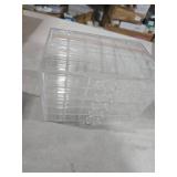 SPAKOWN Earring Organizer, Acrylic Jewelry Holder Organizer with 5 Drawers Stackable Earring Storage Case Jewelry Boxes for Women (Clear)