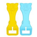 Unbuckle Release Assistant Tool, Easy Way to Unbuckle, Perfect for School Drop-Offs and Travel to Release Buckle (Blue-Yellow,REDESIGNED) - Retail: $14