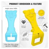 Unbuckle Release Assistant Tool, Easy Way to Unbuckle, Perfect for School Drop-Offs and Travel to Release Buckle (Blue-Yellow,REDESIGNED) - Retail: $14