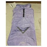 IBuddy Dog Winter Coat for X-Large Dogs, Easy on Dog Snow Fleece Coat Velcro Waterproof Pet Puffer Jacket with Harness Hole Adjustable Reflective Quilted Pet Cold Weather Vest for Girl Female - Retail