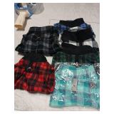 Goaste 6 Pack Fleece Dog Sweaters, Turtleneck Dogs Sweatshirt with Leash Ring, Soft Winter Dogs Clothes, Plaid Dog Outfits Vest for Cats, Assorted Colors (Medium) - Retail: $16