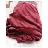 Burgundy Sofa Slipcover - Retail: $25
