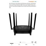 4G LTE Dual Band Wireless Router with Gigabit Ethernet and Accessories - Retail: $80