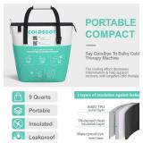 COLDSOOT Cold Therapy Machine for Shoulder with Programmable Timer, Portable Ice Machine for Shoulder After Surgery, Lightweight Replacement Recovery System, Cryotherapy Pain Relief w/Compression Pad 