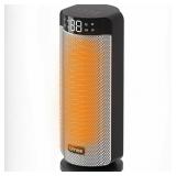 Space Heaters for Indoor Use Large Room, 70° Oscillation, Fast Heating Ceramic Electric with Digital Thermostat, Remote Control, 1-12H Timer, Overheat Protection, Safety Heater for Bedroom - Retail: 