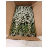 VOELIGT Faux Eucalyptus Stems Fake Eucalyptus Leaves Real Touch Artificial Greenery Stems Vase Fillers for Conterpieces Flowers Bouquet Wedding Decorations - Retail: $30