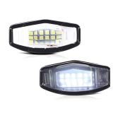 D-Lumina LED License Plate Light Tag Lamp Assembly Replacement Compatible with Honda Civic Accord Sedan Odyssey Pilot Acura MDX TSX TL ILX RDX RL, Powered by 18-SMD 6000K White Pack of 2 - Retail: $13