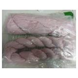 2 Pack 120 Inch Pink Cheesecloth Table Runner Boho Rustic Gauze Sheer Romantic 10 FT Long Cheese Cloth Table Runner for Bridal Baby Shower Wedding Party Birthday Holiday Home Easter Decor - Retail: $1