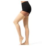 Thigh High Compression Socks,20-30 mmHg Closed Toe Compression Stockings for Men Women,for Varicose Veins,Edema,DVT - Retail: $19