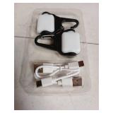 Dog Collar Light 2 Pack, Dog Lights for Night Walking 4 Modes, Waterproof Dogs Light Clip on Rechargeable, LED Dogs Walking Lights for Night Running, Camping, Climbing, Bike - Retail: $10