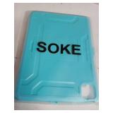 Soke Case for iPad Pro 11 Inch 2022/2021/2020/2018/iPad Air 5th/4th Generation,Built-in Screen Protector - Support 2nd Apple Pencil Charging - Heavy Duty Rugged Protective Kickstand Case - Blue - Reta