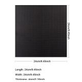 Rolcoassuns Carbon Fiber Sheet, 240x240 MM 0.5mm 1.0mm 1.5mm 2mm 2.5mm 3.0mm 4.0mm, 3K Full Carbon Fiber Board 100% Plain Weave Glossy Surface Carbon Fiber Plate - Retail: $17