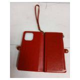 XcaseBar compatible with iPhone 14 Pro Max 6.7" Wallet case with Zipper Credit Card Holder RFID Blocking,Flip Folio Book PU Leather Phone case Shockproof Cover Men Women for Apple 14 Pro Max case Red 