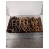 Brown Flat Hair Clips for Women Large Neutral Matte No-Slip Rectangle Claw Clips for Thick & Thin Hair, Strong Hold Square Hair Accessories for Everyday Office or Coffee Look - Retail: $10