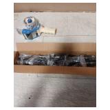 Curtain Rods for Windows 2 Pack 36-48 inch, 5/8 inch Matte Black Curtain Rod with Brackets Adjustable by Splicing for Bedroom Kitchen Study Living Room - Retail: $16