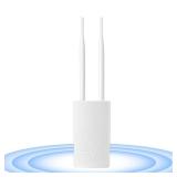 Outdoor WiFi Extender Long Range for Starlink Gen 3 Router, Dual Band Wireless Access Point, 300Mbps Signal Booster/Reapter for Starlink WiFi to Outbuildings, IP65 Waterproof for Farm, Yard, Barn - Re