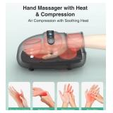 Medcursor Hand Massager - Hand Massager with Heat and Compression for Carpal Tunnel and Stiff Joints, Pain Relief from Wrist to Palm and Finger