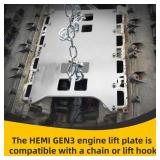 TENGBASE Gen 3 Hemi Engine Lift Plate, Engine Removal Tool for 5.7L 6.1L 6.2L 6.4L V8, Heavy-Duty Hoist Stand - Retail: $83