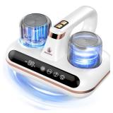 Amzany Mattress Vacuum Cleaner - 5-in-1 Cordless Bed Vacuum Cleaner, Powered by UV-C Light & Ultrasonic Technology, 16Kpa Strong Suction,Low Noise,Suitable for Dust, Pet Hair, Etc. - Retail: $57