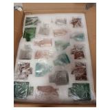 Small Glass Bud Vases for Centerpieces - Hewory 20pcs Colored Sturdy Cute Flower Vases Bulk, Mini Bottle Vase for Wedding Home Decor Birthday Party Events Mother