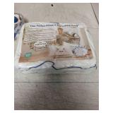 Wuuyuef 12x20 Pillow Insert Set of 2 Soft Lumbar Pillow Inserts, Rectangular Cushion Inserts, Hypoallergenic Virgin Microfiber Filling, Machine Washable - Retail: $17