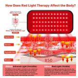 Red Light Therapy Belt, 3 in 1 LED Bead Infrared Light Therapy for Body, Wearable Wrap with Timer for Back Shoulder Waist 660nm Red Light-Therapy & 850nm Infrared Light Device Home Use (Corded) - Reta