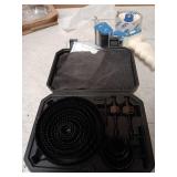 KATA Hole Saw Kit, 18 Pieces Hole Saw Set with 3/4"-5"(19-127mm) Saw Blade, 2 Mandrels, 2 Drill Bits, 1 Installation Plate, 1 Hex Key with Case, Ideal for Soft Wood, Plywood, Drywall, PVC - Retail: $1