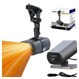 New Portable Car Heaters for Vehicle for Winter, 12v Car Heater That Plugs Into Cigarette Lighter, 200w Cigarette Lighter Heater for Car Defroster and Defogger - Retail: $40