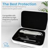 NuDerma Official Carrying Case for High Frequency Wand - Holds All Attachments - Portable for Travel - Compatible with All Nuderma Models - Padded Storage and Travel Case - Retail: $32