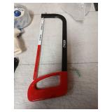 AIRAJ 12 In High-Tension Hacksaw with 24 TPI Bi-Metal Blade,Hand Saw Suitable for Metal, Wood, PVC - Retail: $9