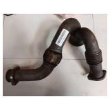 HQPASFY Turbocharger Y-Pipe Up Pipe for 2003-2007 Ford 6.0L Powerstroke Diesel Replaces# 679-011, 5C3Z6K854CA PRE-OWNED - Retail: $76