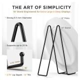 TR-LIFE 16 Inch Heavy Duty Plate Stand (2 Pack) - Metal Display Easel for Large Plates, Picture Frames, Signs, Posters, and Decorative Platters - Retail: $22