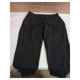 Hiverlay Womens pro Golf Pants Quick Dry Slim Lightweight Work Pants with Straight Ankle Also for Hiking or Casual Ladies Black-XXL - Retail: $50