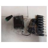 5V 2A 1A 0.8A 0.5A Power Supply Adapter, 10W AC/DC Adapter 100-240V AC to DC 5V Power Cord Converter with 9 Interchangeable Jacks Plug for USB Hub TV Box Router Camera,etc (1 Pack) - Retail: $10