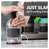 Geedel Food Chopper, Easy to Clean Manual Hand Vegetable Chopper Dicer, Dishwasher Safe Slap Onion Chopper for Veggies Onions Garlic Nuts Salads