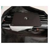 Backdrop Stand, 6.5ft Height 9ft Width Adjustable Photography Background Support Poles with Heavy Duty Flat Base, Photo Metal Steel Pipe and Drape Frame Kit for Parties Birthday Wedding - Retail: $40