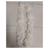 G-RUI 6cm*2yards Ivory White Luxury Beaded Embroidery Flower lace Appliques for Wedding Dresses Rhinestone Applique Patches Embroidery lace parches rope (Off White Color) - Retail: $12